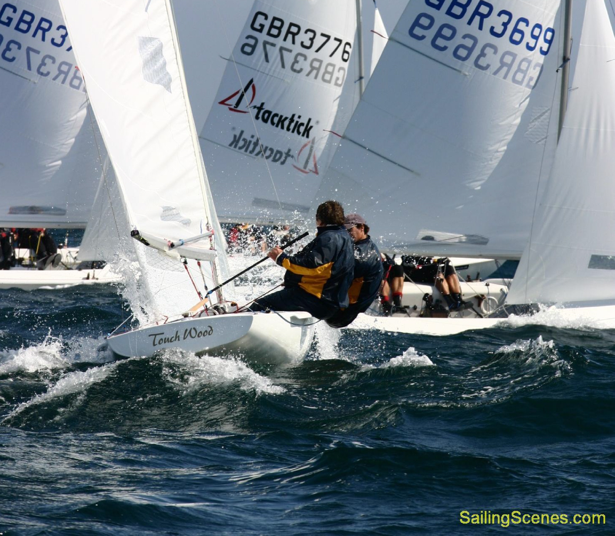 Boats Beating by David Harding - SailingScenes.com